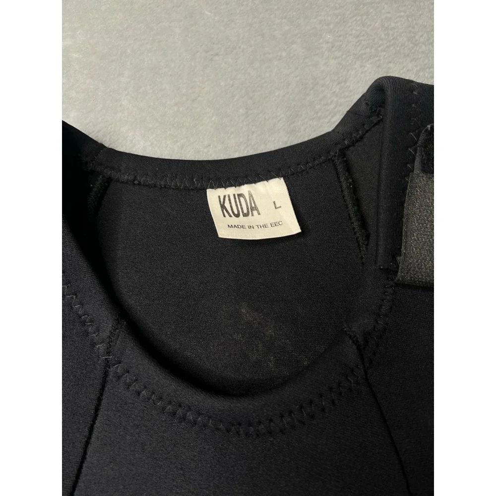 Kuda Wetsuit Adult Size‎ Large Full Body Black Minor Hole